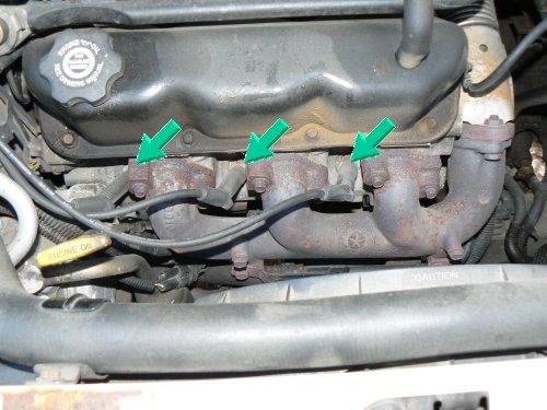 Front spark plugs Front spark plugs