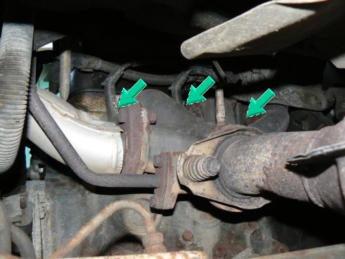 Rear spark plugs Rear spark plugs